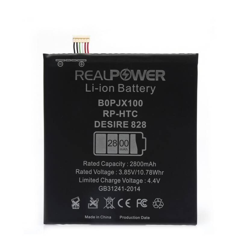 RealPower Htc Desire 828 Yüksek Kapasiteli Batarya Pil 2800mah