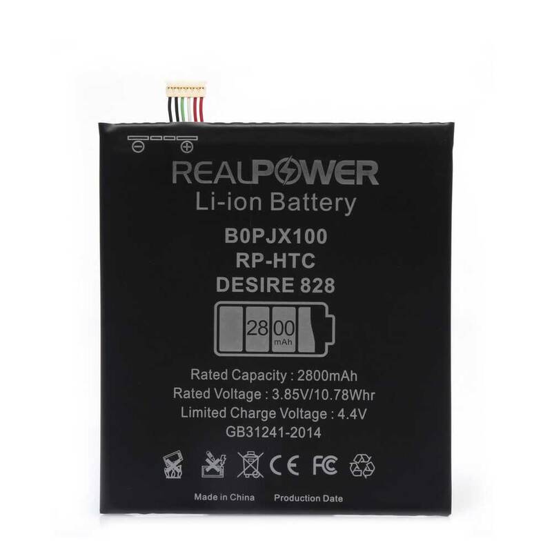 RealPower Htc Desire 828 Yüksek Kapasiteli Batarya Pil 2800mah