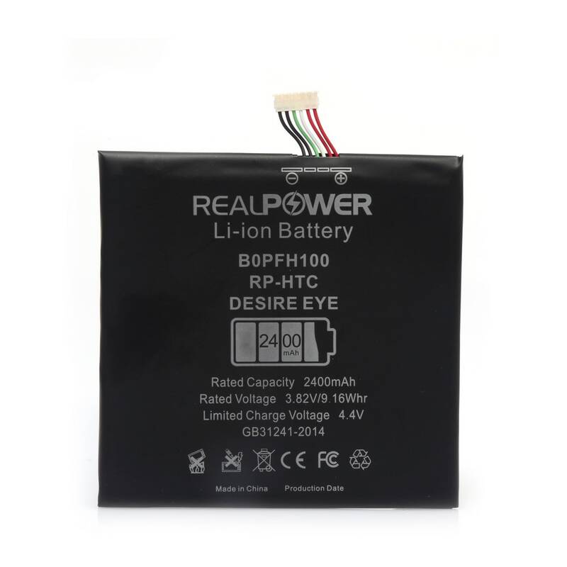 RealPower Htc M910 Desire Eye Yüksek Kapasiteli Batarya Pil 2400mah