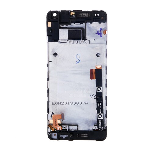 Htc One M7 Mini Lcd Ekran Dokunmatik Gümüş Çıtalı - Thumbnail