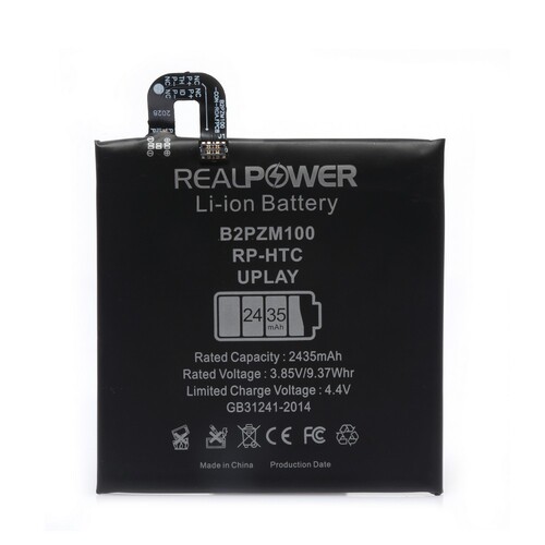 Realpower Htc U Play Uyumlu Yüksek Kapasiteli Batarya Pil 2435mah - Thumbnail