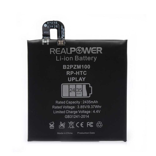 RealPower Htc U Play Yüksek Kapasiteli Batarya Pil 2435mah - Thumbnail