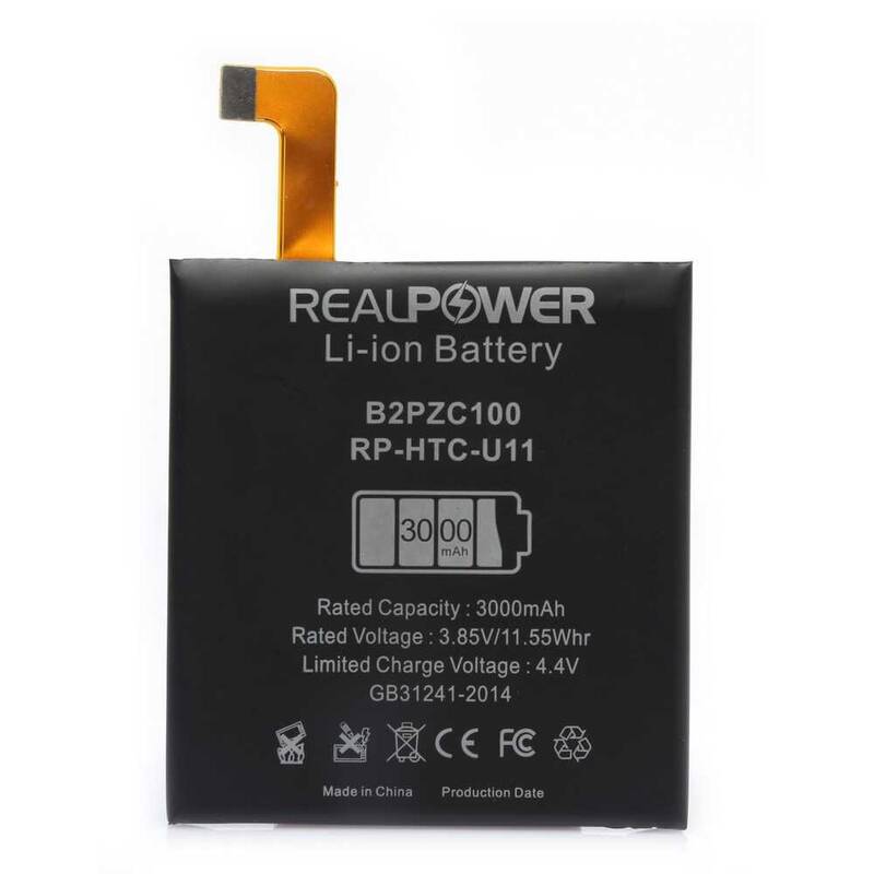 RealPower Htc U11 Yüksek Kapasiteli Batarya Pil 3000mah