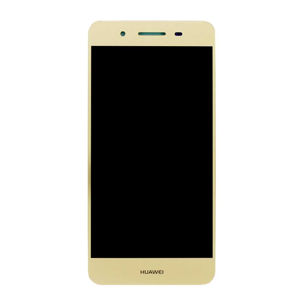 ÇILGIN FİYAT !! Huawei Gr3 2017 Lcd Ekran Dokunmatik Gold Çıtasız 