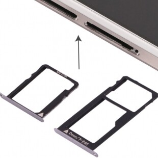 Huawei Gr5 Sim Ve Mmc Kart Tepsisi Gümüş - Thumbnail