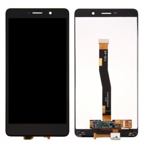 Huawei Honor 6x Uyumlu Lcd Ekran Dokunmatik Siyah Çıtasız - Thumbnail