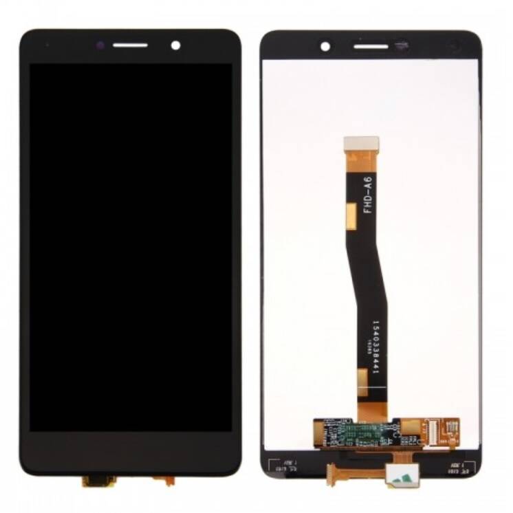 Huawei Honor 6x Uyumlu Lcd Ekran Dokunmatik Siyah Çıtasız