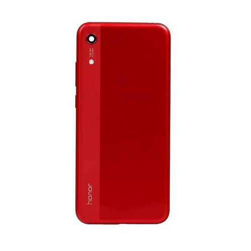 Huawei Honor 8a Arka Kapak Kırmızı Home Tuş Yeri Kapalı - Thumbnail