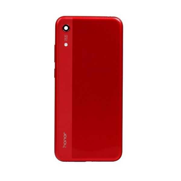 Huawei Honor 8a Arka Kapak Kırmızı Home Tuş Yeri Kapalı