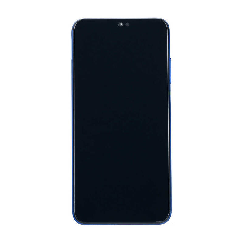 Huawei Honor 8x Lcd Ekran Dokunmatik Mavi Çıtalı
