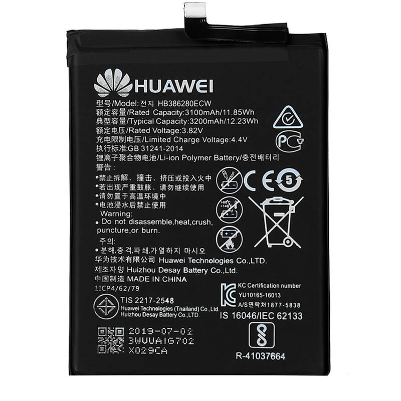 Huawei Honor 9 Batarya Pil Hb386280ecw