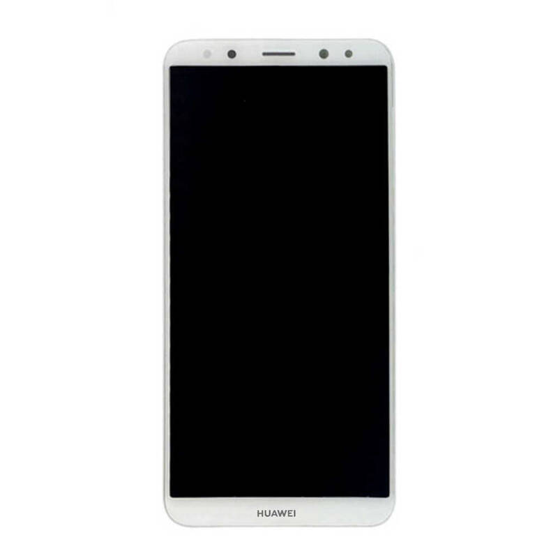 Huawei Mate 10 Lite Lcd Ekran Dokunmatik Beyaz Çıtalı