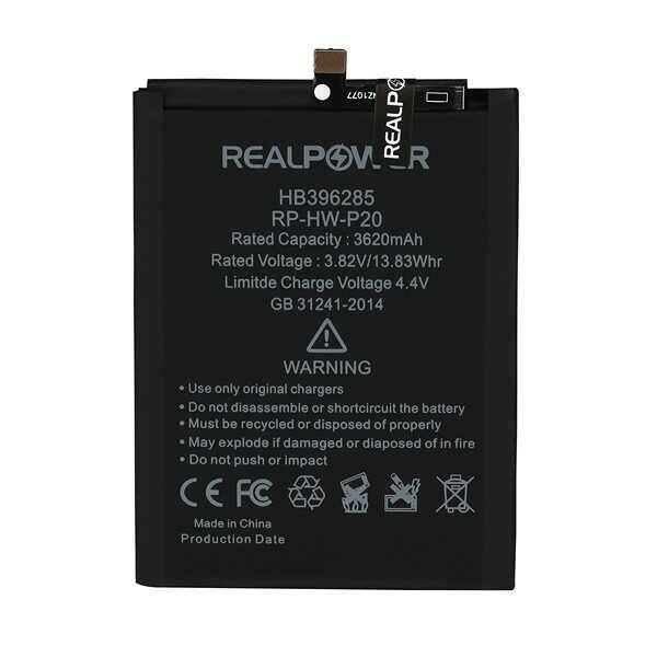 RealPower Huawei P Smart Plus 2019 Yüksek Kapasiteli Batarya Pil 3620mah