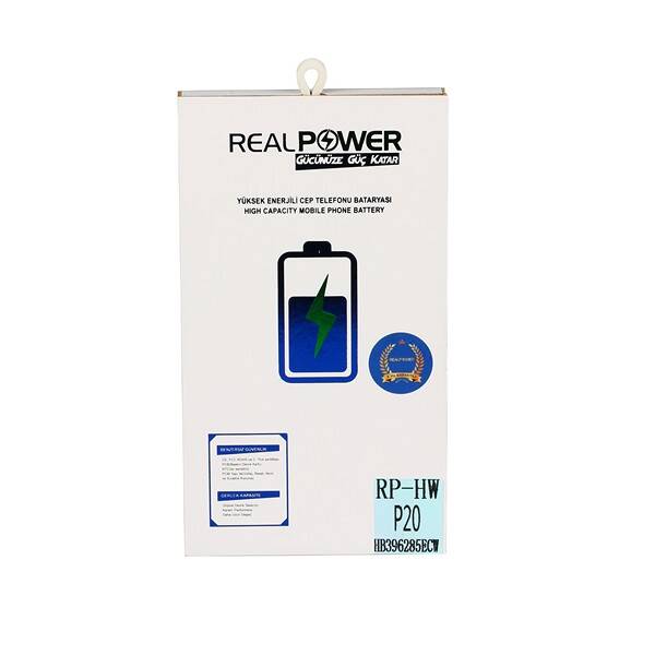 RealPower Huawei P20 Yüksek Kapasiteli Batarya Pil 3620mah