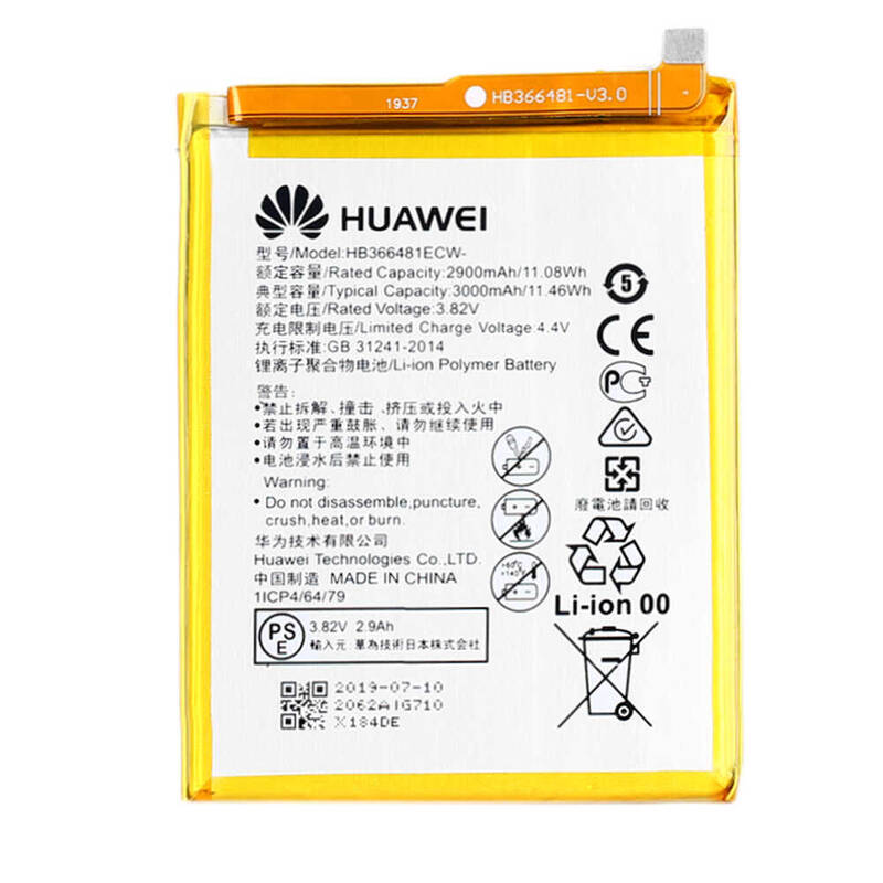 Huawei P20 Lite Batarya Pil Hb366481ecw
