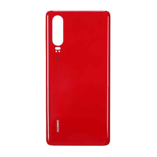 Huawei P30 Uyumlu Arka Kapak Kırmızı - Thumbnail