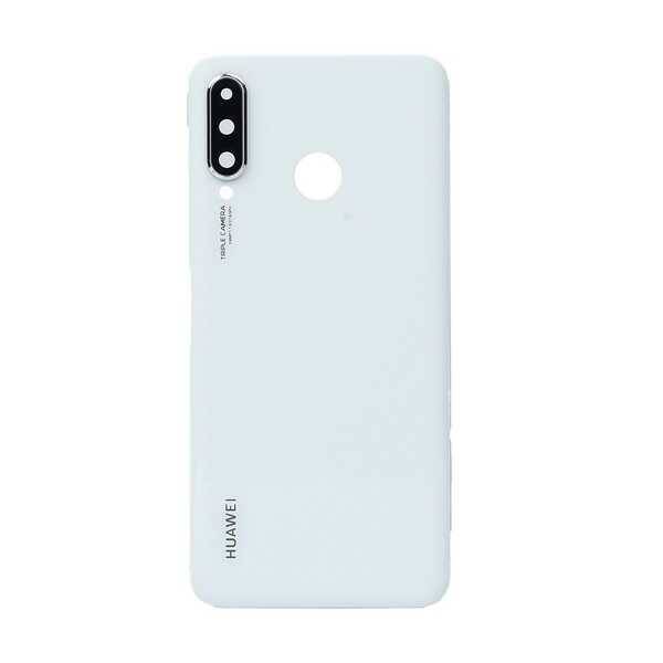 Huawei P30 Lite Arka Kapak Kamera Lensli Beyaz 24mp