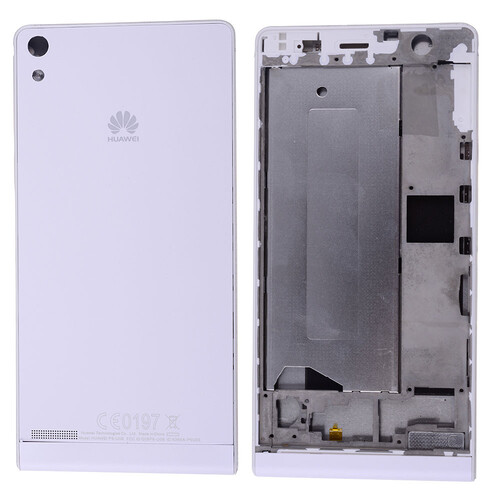 Huawei P6 Kasa Kapak Beyaz - Thumbnail