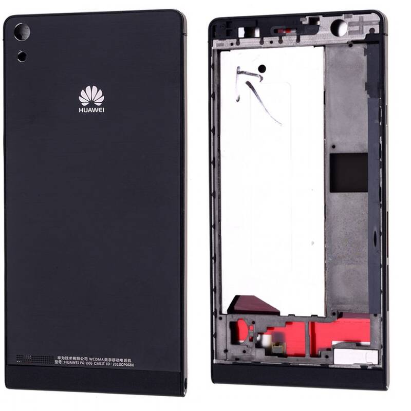 Huawei P6 Uyumlu Kasa Kapak Siyah