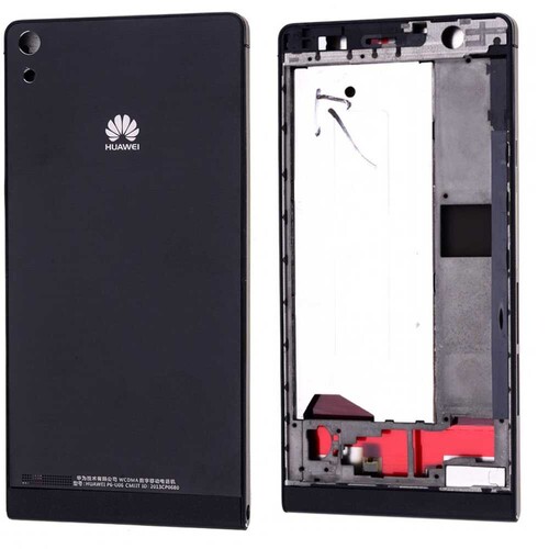 Huawei P6 Kasa Kapak Siyah - Thumbnail