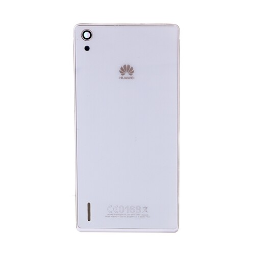 Huawei P7 Uyumlu Kasa Kapak Beyaz - Thumbnail