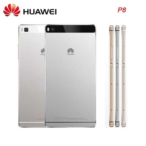 Huawei P8 Kasa Kapak Gold - Thumbnail