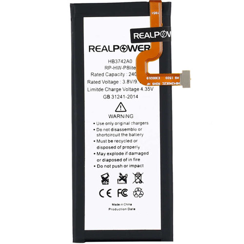 RealPower Huawei P8 Lite Yüksek Kapasiteli Batarya Pil 2400mah - Thumbnail