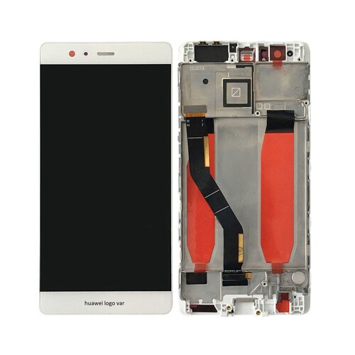 Huawei P9 Plus Lcd Ekran Dokunmatik Beyaz Çıtalı - Thumbnail