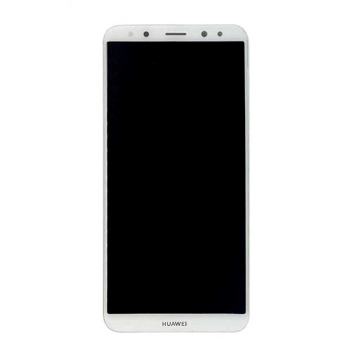 Huawei Uyumlu Mate 10 Lite Lcd Ekran Beyaz Çıtalı - Thumbnail