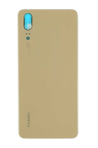 Huawei Uyumlu P20 Arka Kapak Gold - Thumbnail