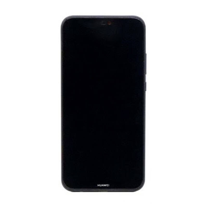 Huawei Uyumlu P20 lite Lcd Ekran Siyah Çıtalı