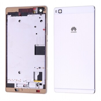 Huawei Uyumlu P8 Kasa Kapak Beyaz - Thumbnail