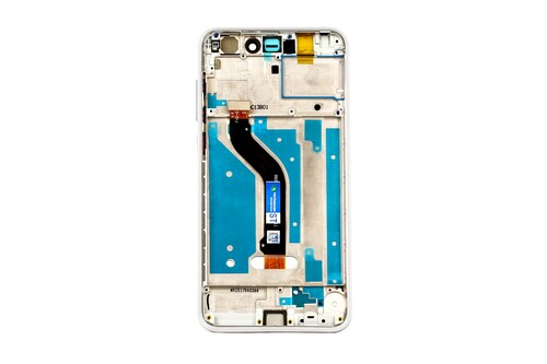Huawei Uyumlu P9 Lite 2017 Lcd Ekran Beyaz Çıtalı - Thumbnail