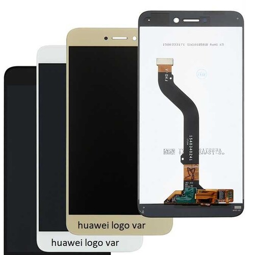 Huawei Uyumlu P9 Lite 2017 Lcd Ekran Siyah Çıtasız - Thumbnail