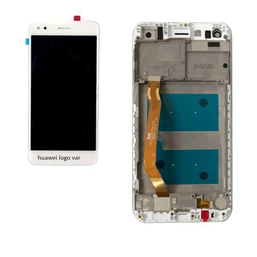 Huawei Uyumlu P9 Lite Mini Lcd Ekran Beyaz Çıtalı - Thumbnail