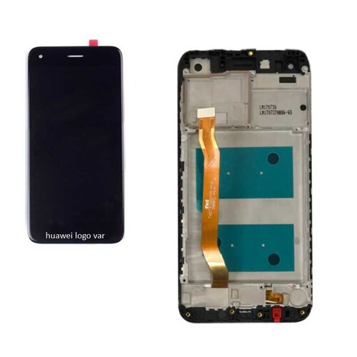 Huawei Uyumlu P9 Lite Mini Lcd Ekran Siyah Çıtalı - Thumbnail
