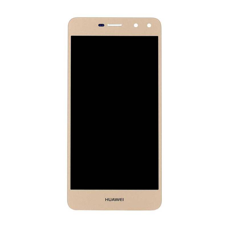 Huawei Uyumlu Y6 2017 Lcd Ekran Gold Çıtasız