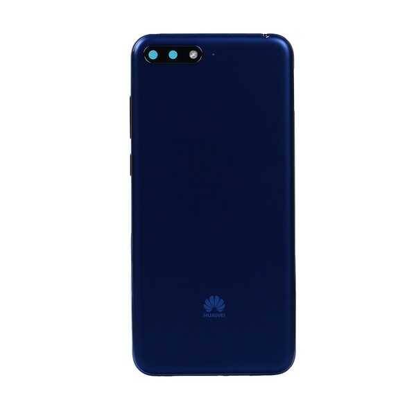 Huawei Uyumlu Y6 2018 Arka Kapak Mavi