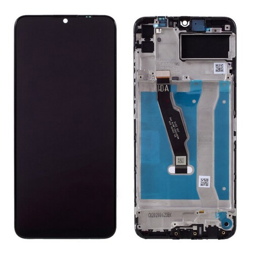 Huawei Uyumlu Y6p Lcd Ekran Siyah Çıtalı - Thumbnail
