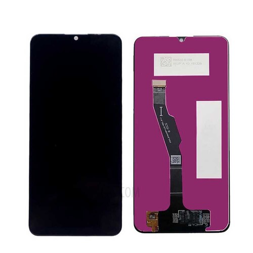 Huawei Uyumlu Y6p Lcd Ekran Siyah Çıtasız - Thumbnail