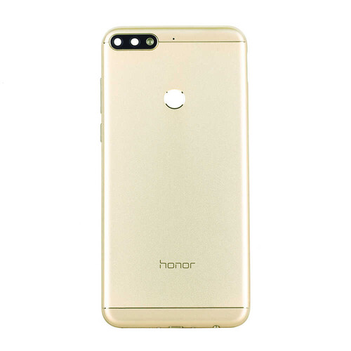 Huawei Uyumlu Y7 Prime 2018 Kasa Kapak Gold Home Tuş Yeri Açık - Thumbnail