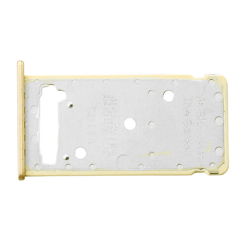 Huawei Uyumlu Y7 Prime Sim Kart Tepsisi Gold - Thumbnail