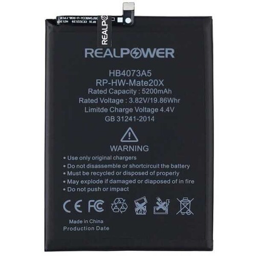 RealPower Huawei Y Max Yüksek Kapasiteli Batarya Pil 5200mah - Thumbnail