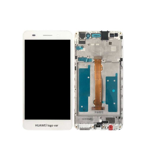 Huawei Y6 2 Lcd Ekran Dokunmatik Beyaz Çıtalı - Thumbnail