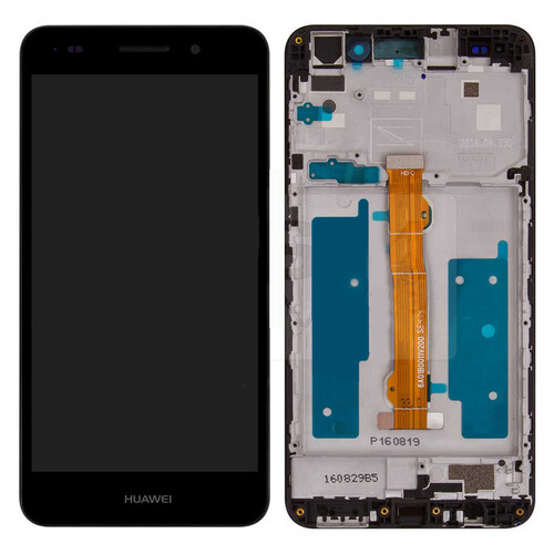 Huawei Y6 2 Lcd Ekran Dokunmatik Siyah Çıtalı - Thumbnail