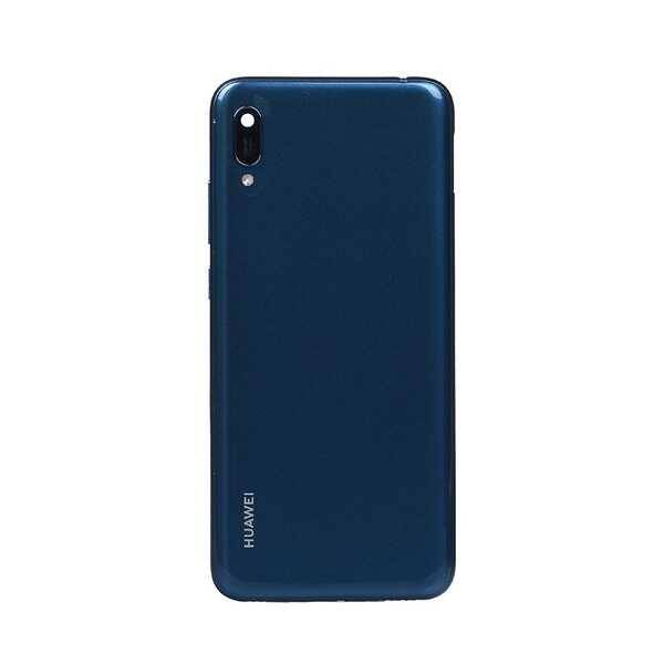 Huawei Y6 2019 Kasa Kapak Mavi Home Tuş Yeri Kapalı