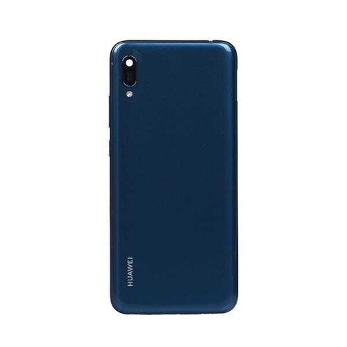 Huawei Y6 2019 Kasa Kapak Mavi Home Tuş Yeri Kapalı - Thumbnail