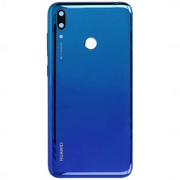 Huawei Y7 2019 Uyumlu Arka Kapak Mavi