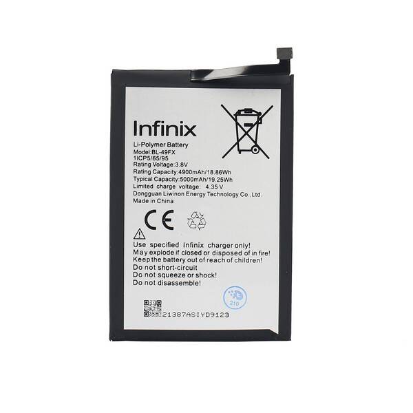 Infinix Hot 10 Lite Batarya Pil Bl-49fx