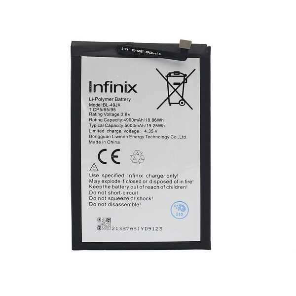ÇILGIN FİYAT !! Infinix Hot 10 Pro Batarya Pil Bl-49jx 